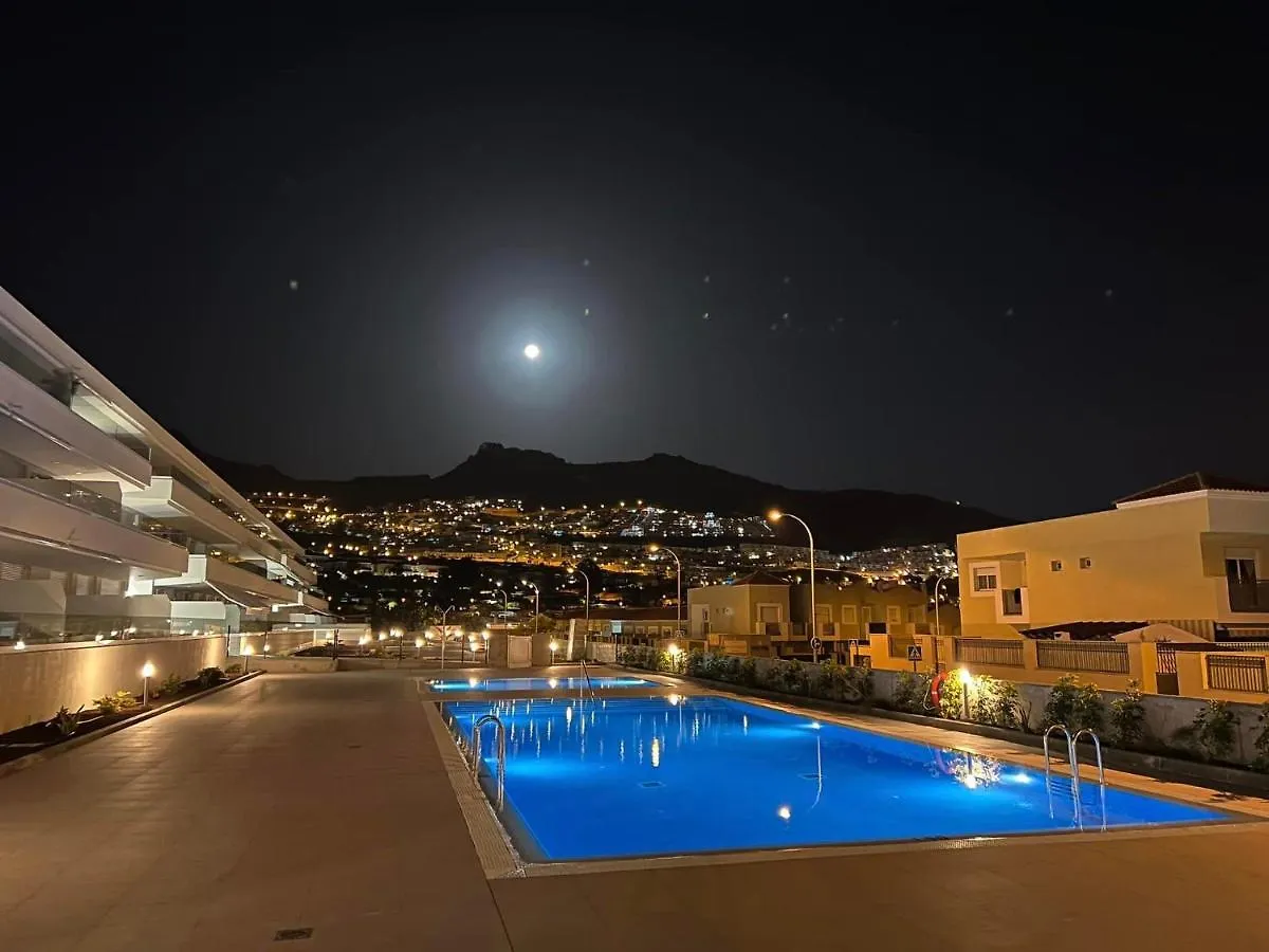 New Apartment In Las Terazzas De Costa Adeje. Big Terrace With A Garden, Heated Pool And Private Parking